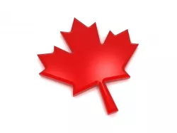 Maple Leaf Low-poly  3D model