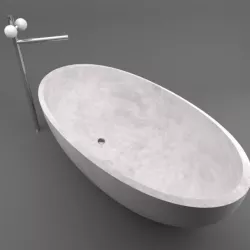 Marble bath 3D model