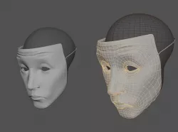 masks 3D model