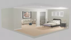 Master Bedroom Scene Pack Low-poly  3D model