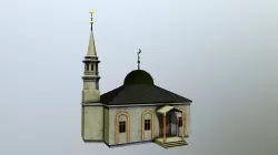 Mechet Mosque Low-poly  3D model