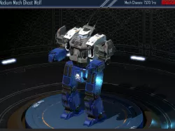 Medium Mech Ghost Wolf Low-poly  3D model