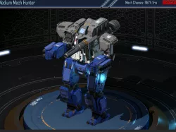 Medium Mech Hunter Low-poly  3D model