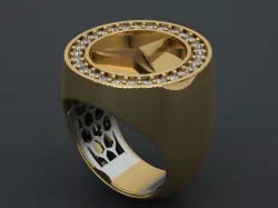 Mercedes Benz Ring 3D print model