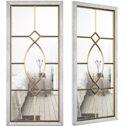 Mercersburg Window Wall Accent Mirror 3D model