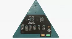 Mi-8MT Mi-17MT Left Triangular Panels Board Russian Low-poly  3D model