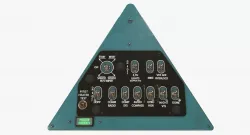 Mi-8MT Mi-17MT Right Triangular Panels Board English Low-poly  3D model