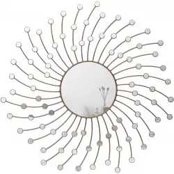 Michaella Metal Swirl Accent Wall Mirror RDBA2602 3D model