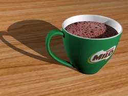 Milo Mug Low-poly  3D model