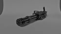 Minigun 3D model