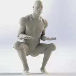 model  human-dummy 3D model