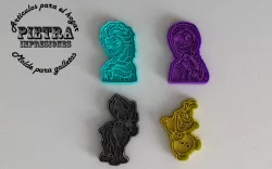 MOLDE CORTANTE PARA GALLETAS FONDANT FROZEN 3D print model