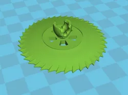 Moveable saw for modio