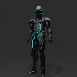 My superhero Mathveus Ultra costume 3D model