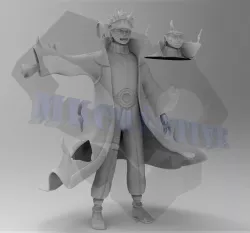 Naruto Kuybi Mode 3D print model