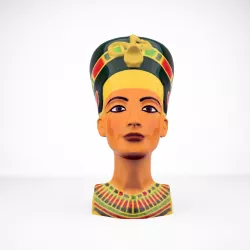 Nefertiti Bust Low-poly  3D model