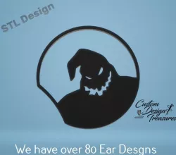 NIghtmare Before Christmas - Oogie Boogie Mouse Ear 3D print model
