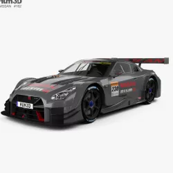 Nissan GT-R GT500 Nismo 2017 3D model
