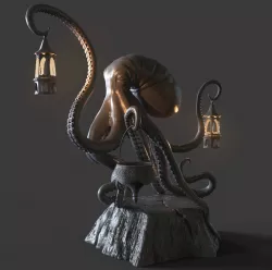Octopus 3D print model