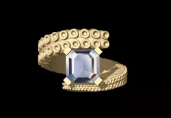 Octopus Ring 3D model