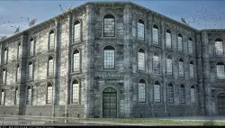 Old building Low-poly  3D model