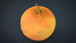 Orange Low-poly  3D model