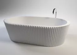 Origami Bath 3D model