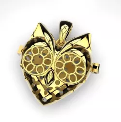 owl pendent 3D print model