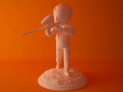 Paintball shooter 3D print model