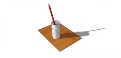  pencil in a jar 3D model
