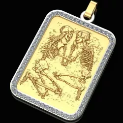 Pendant Eternal love 3D print model
