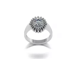 princess ring 3D print model