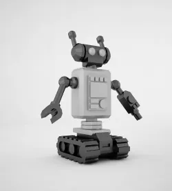 Retro Robot 3D model