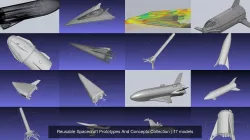 Reusable Spacecraft Prototypes And Concepts Collection 