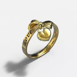 Ring bow 3D print model
