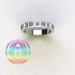 ring jewelry sterling fashion jewel silver jewellery  3D print model