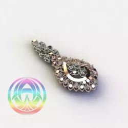 ring jewelry sterling fashion ring jewel silver jewellery  3D print model