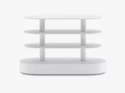Round Rack Supermarket Shelves Eclipse 3D model
