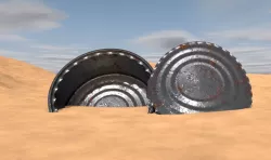 Rusty Old Cans 3D model