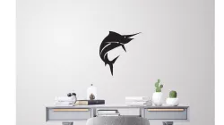 Sail fish for wall decoration 3D print model