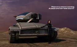 Scifi Tank  3D model