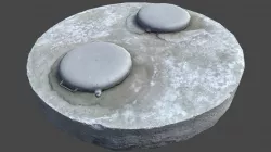 Sewer Low-poly  3D model