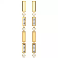 Shanti Linear Drop Earring 3D print model