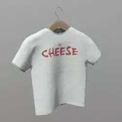 Shirt on Hanger Low-poly  3D model