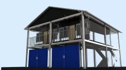 Shop House - Ruko 3D model