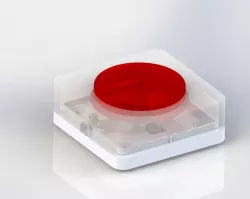 Simple button 3D print model