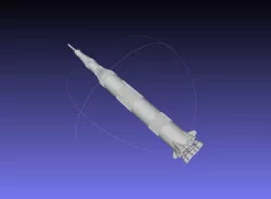 Simple Printable Saturn V Model 3D print model
