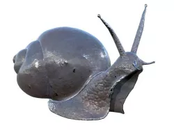 snail metal 3D model