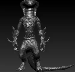 Snakehuman 3D print model