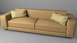 Soft sofa 3D model